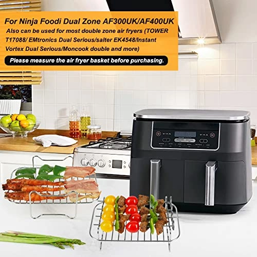 Air Fryer Rack - 304 Stainless Steel 2pcs