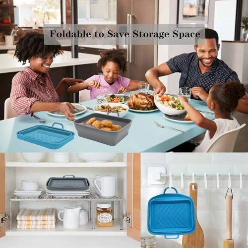 Silicone Foldable Airfryer Liner - Silicone 2 piece(s)