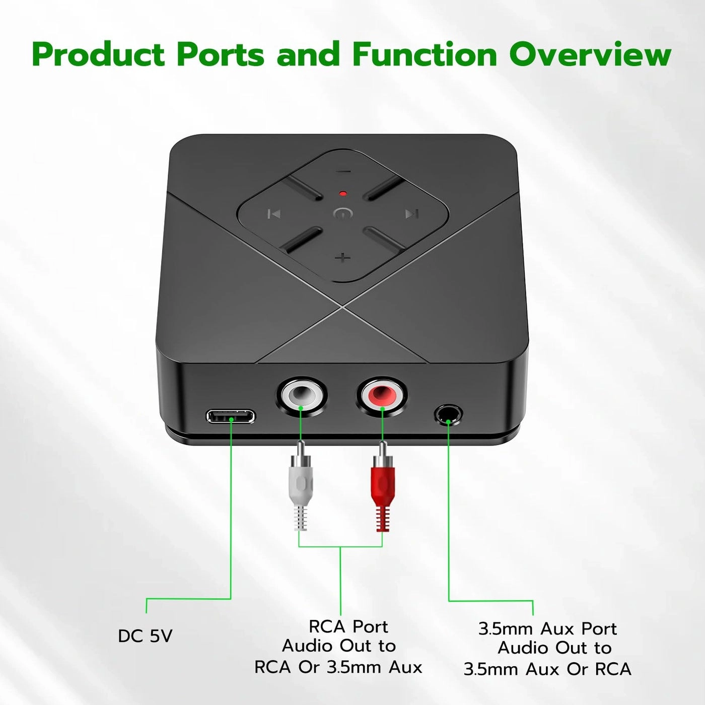2026 - Bluetooth 6.0 3.5mm/RCA