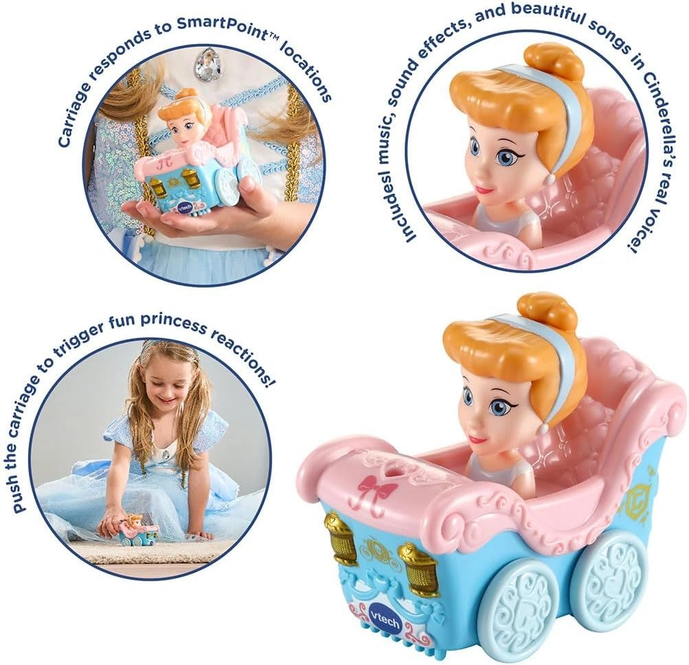 Toot Toot Drivers Cinderella Enchanted Carriage - 1-5 years Multi Colour