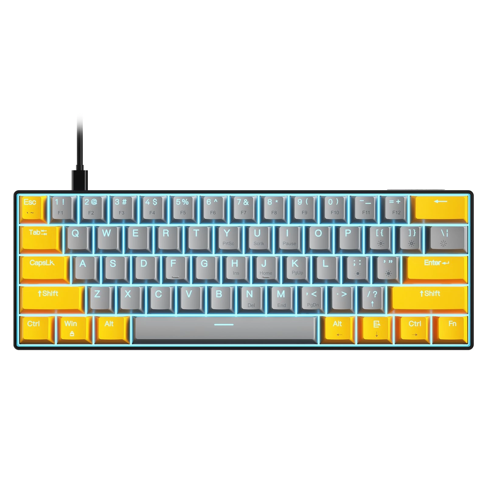 OUTEMU 61 Keys Mechanical Keyboard - Wired
