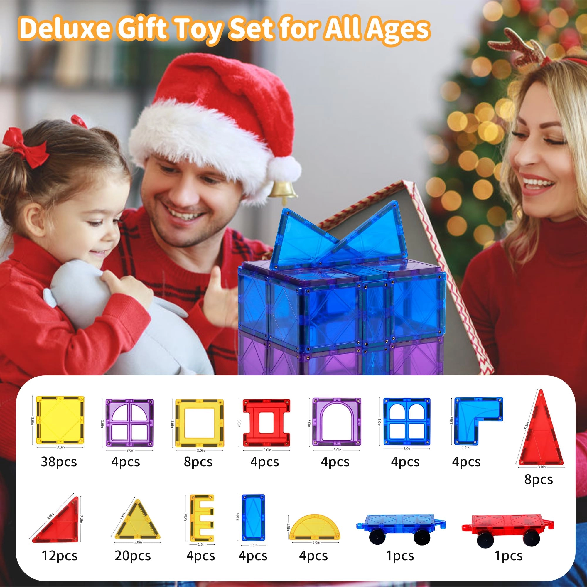 Magnetic Tiles - 120pcs