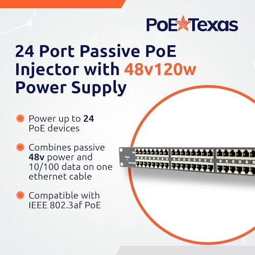 POE-24-48v120w - 802.3af 10/100