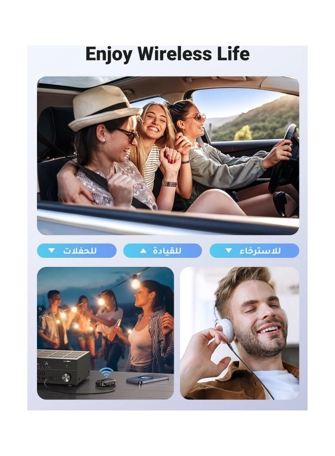 Bluetooth Transmitter Receiver for Airplane and Car 5.4