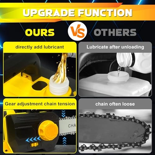 12inch Chainsaw - 21V 4.0AH 39.7 ft/sec