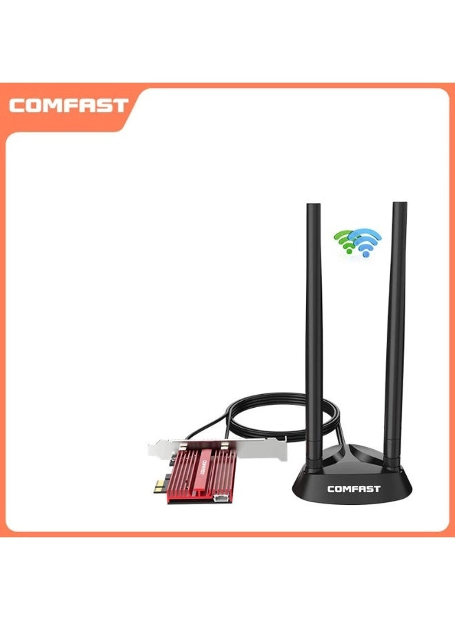 comfast CF-AX210PLUS - Tri-Band 2.4G/5G/6GHz PCIe WiFi 6E
