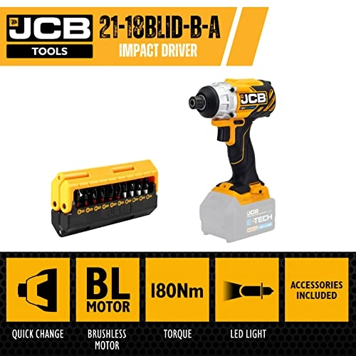 18V Brushless Impact Driver - 2.0Ah 3.0Ah 4.0Ah 5.0Ah