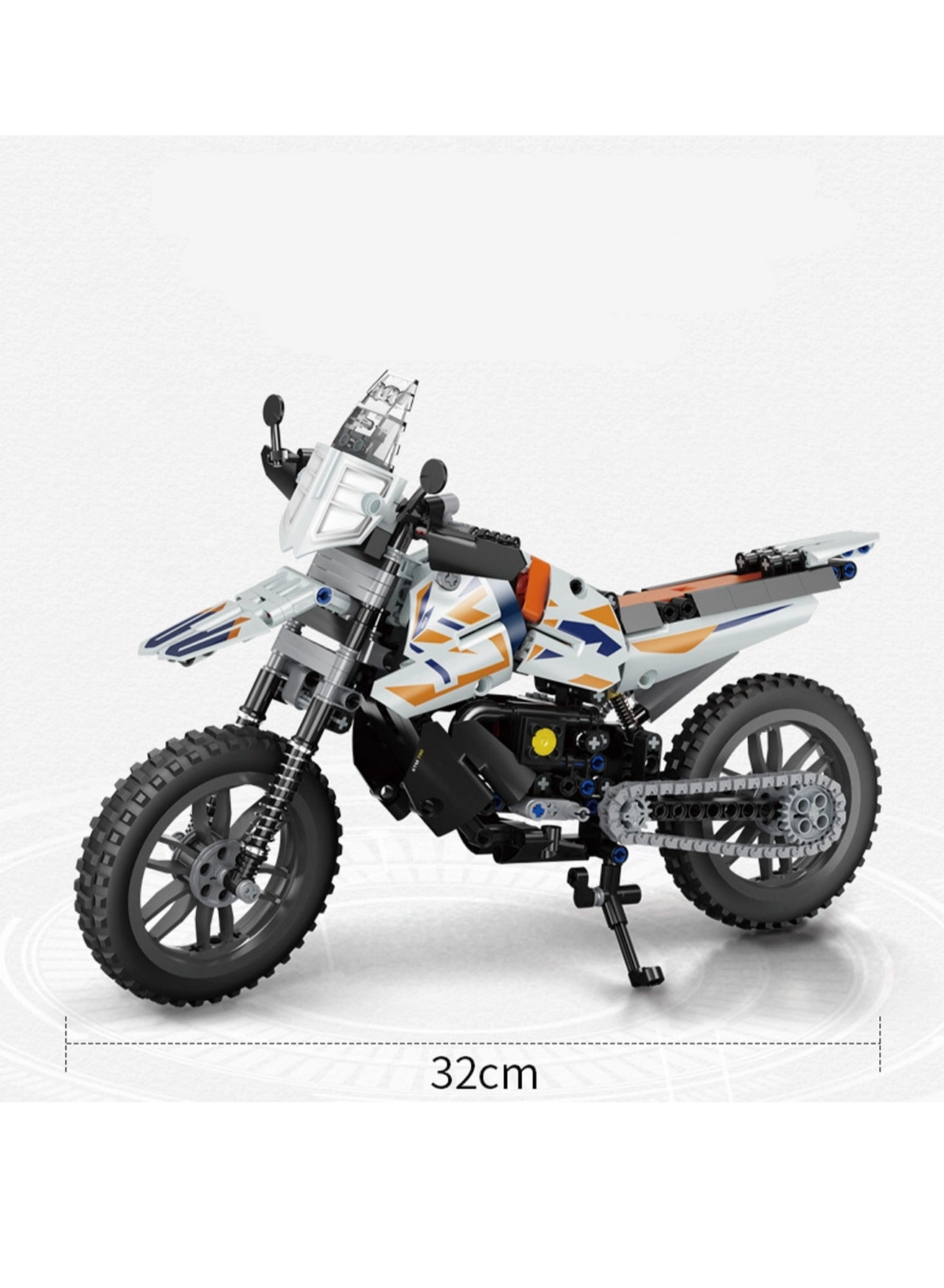 Off-Road Motorcycle Model - 434 pcs