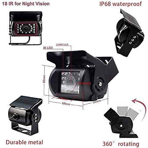 AHD Backup Camera and Monitor Set with DVR - 1080P