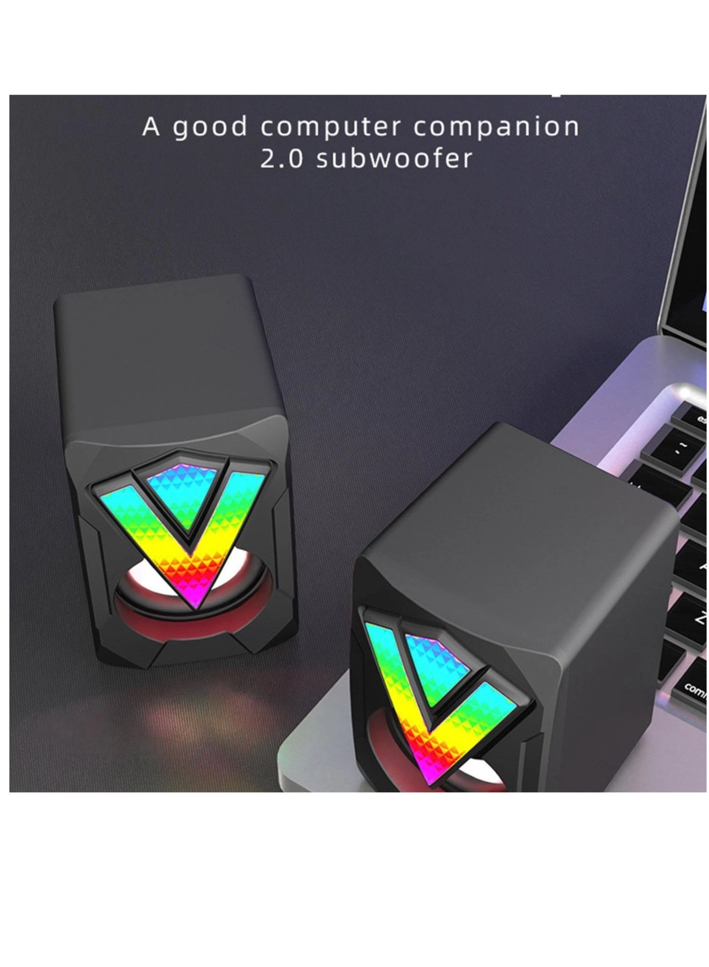 RGB PC Speakers - 2.0 channels 5W X 5W