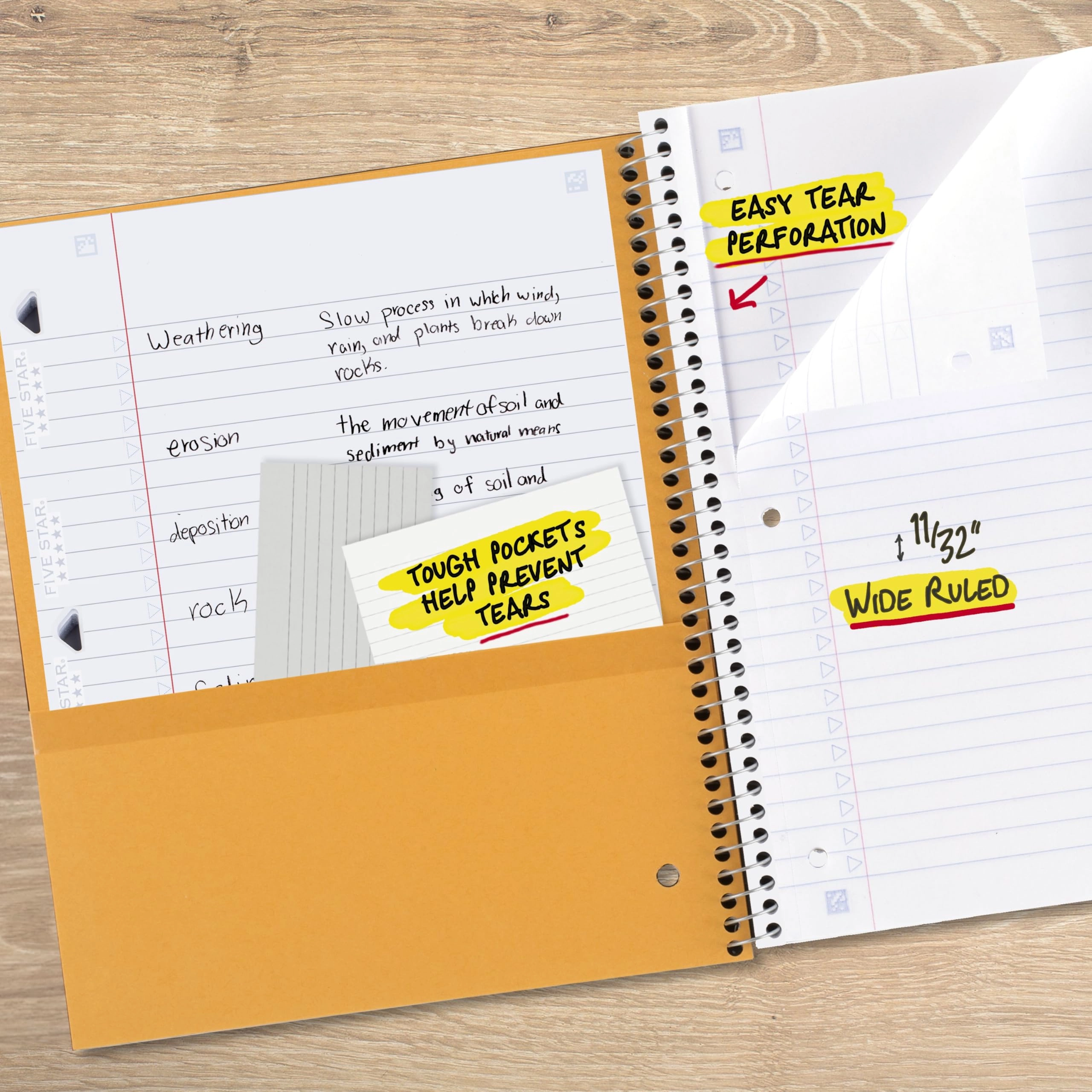 Spiral Notebook 8-1/2" x 11" Spiral - Lined 100 Sheets