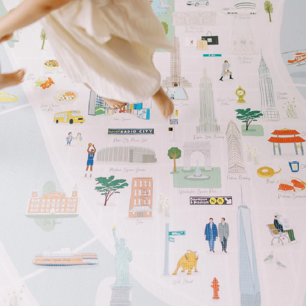 New York City Tour Play Mat - 0 month