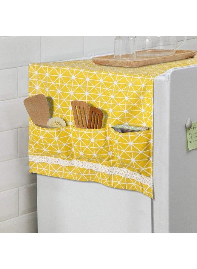 Fridge Cover Top - 130 x 55 cm Yellow