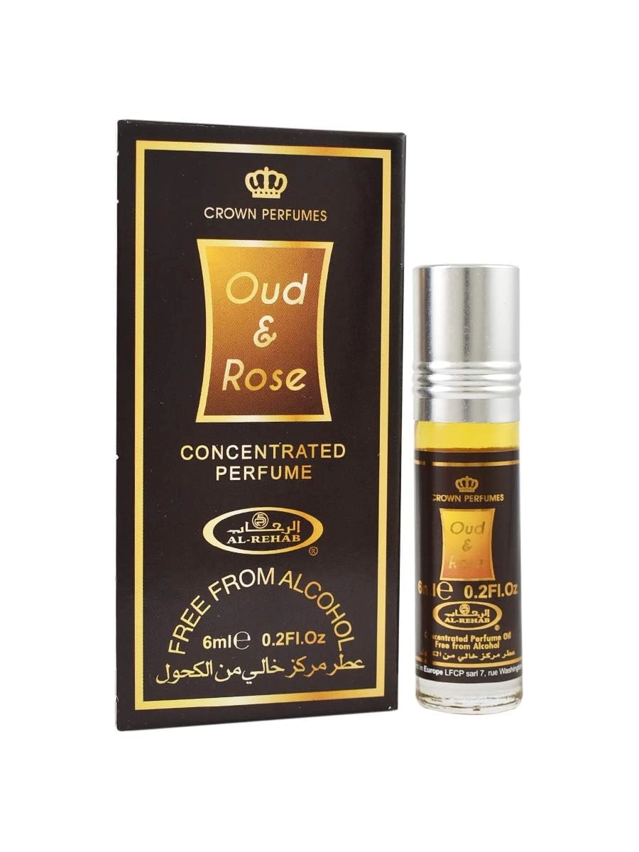 Al Rehab Perfumes Factory LLC Pendora Oud & Rose - Eau de Parfum 6ml