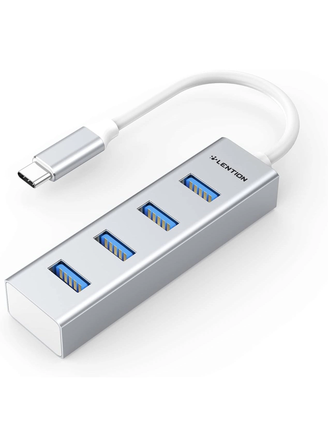 USB C Hub - 4 USB 3.0 Ports Space Gray