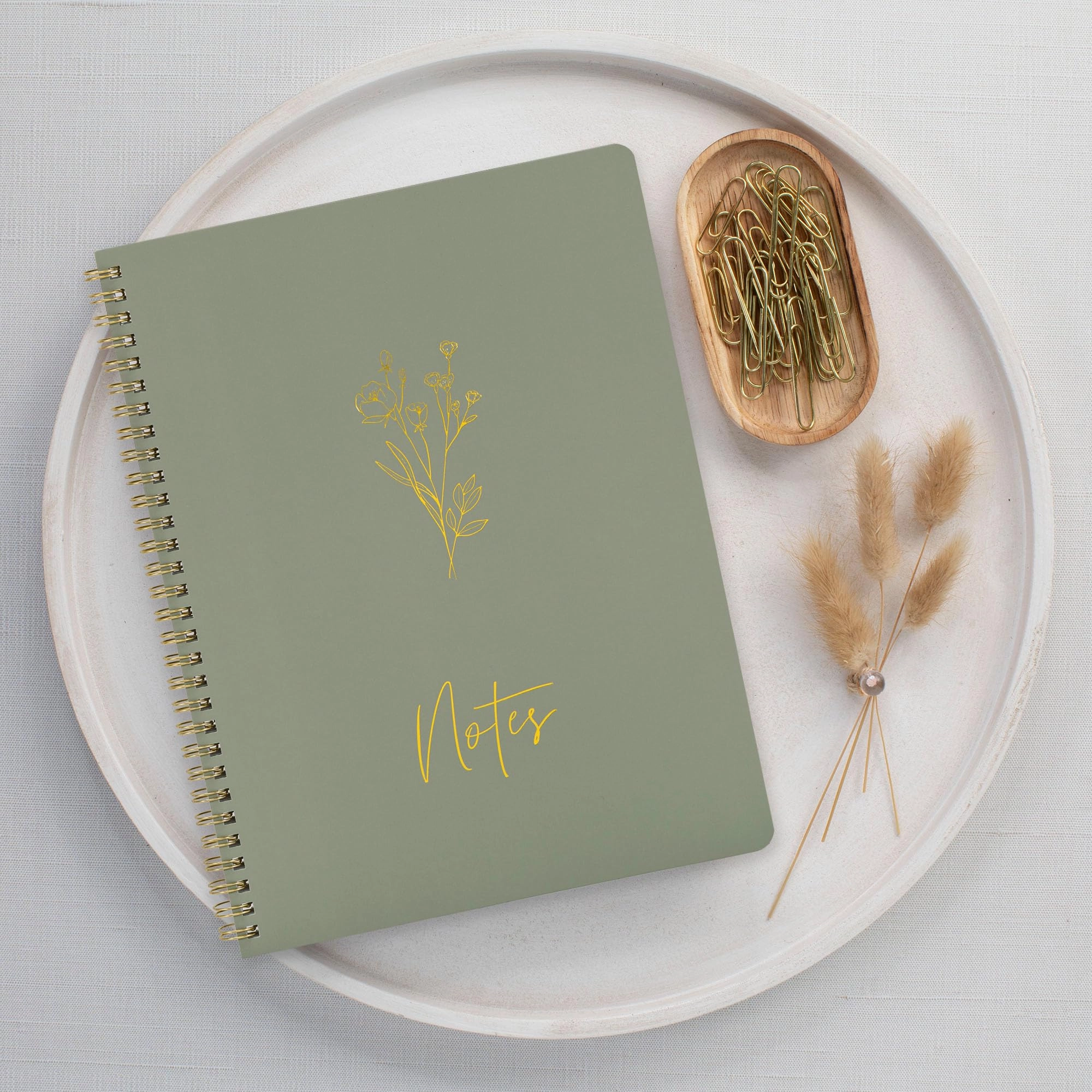 Aesthetic Spiral Notebook Large Spiral - Lined 100 Pages