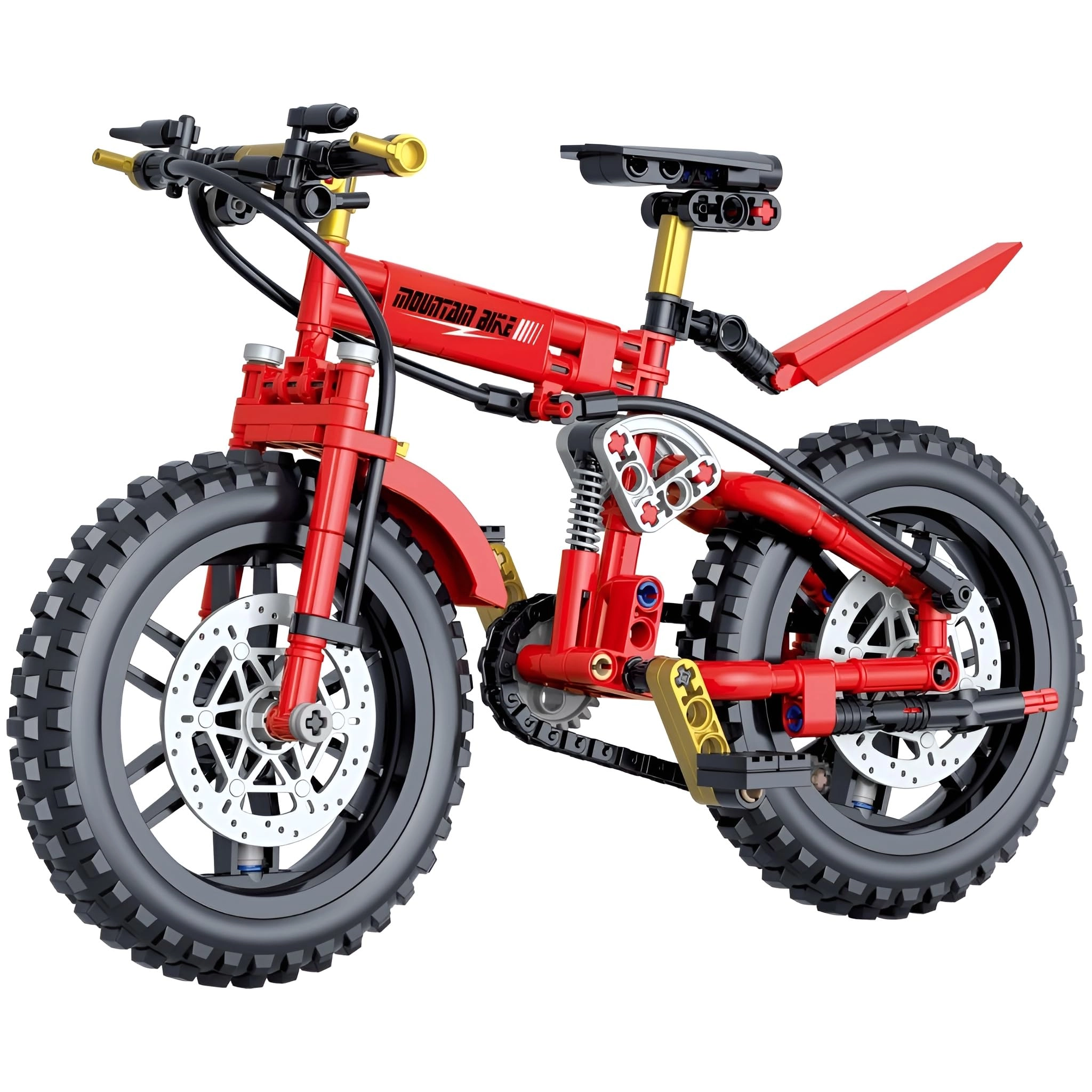 Unativer Bicycle Building Blocks Set (941024) - motorbike