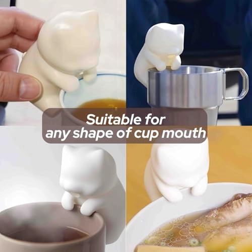 Mini Food Cooling Fan - Cat-Shaped 3.14" USB-C Rechargeable Waterproof