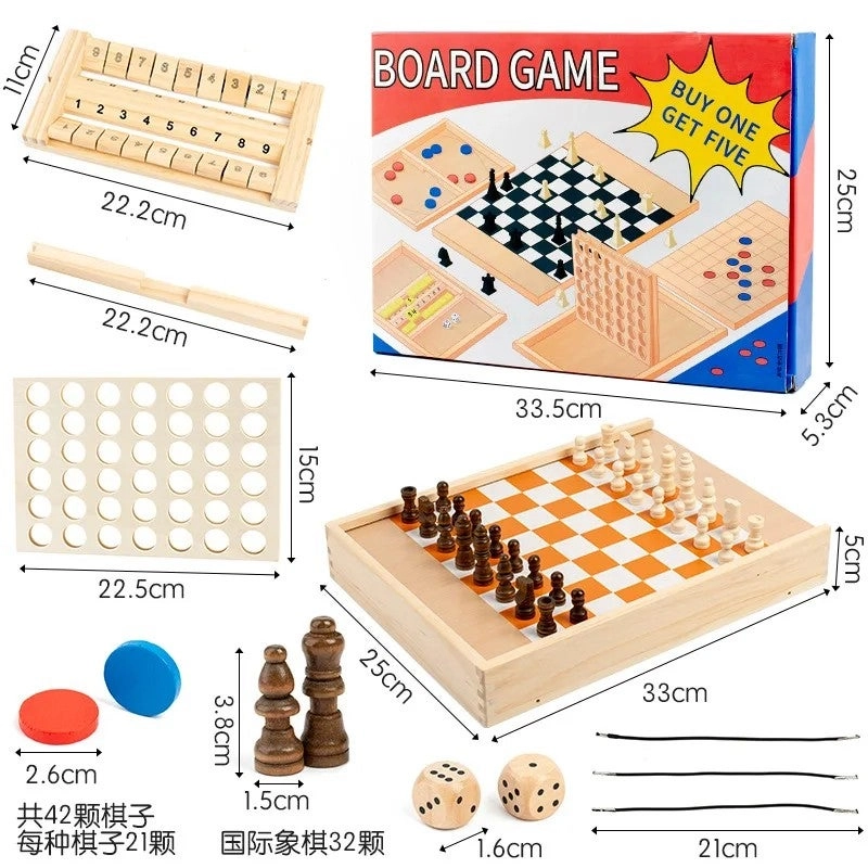 Various Board Games Set