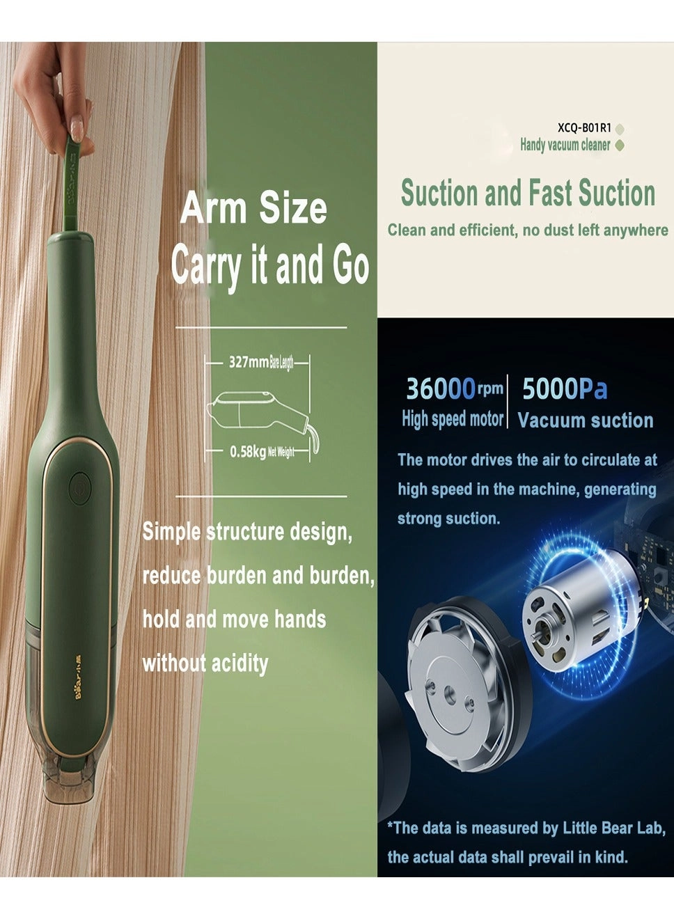 Vacuum Cleaner - 2500mAh