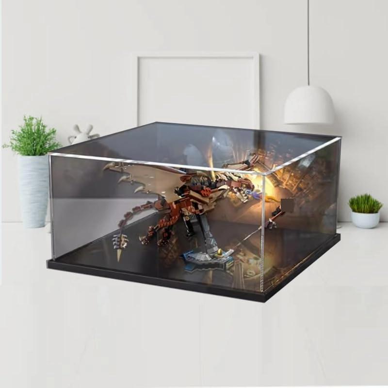 Acrylic Display Case for LEGO Hungarian Horntail Dragon 76406