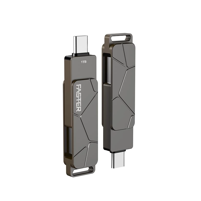 Dual OTG USB Type-C Flash Drive - USB 3.1 USB-C/USB-A 1TB