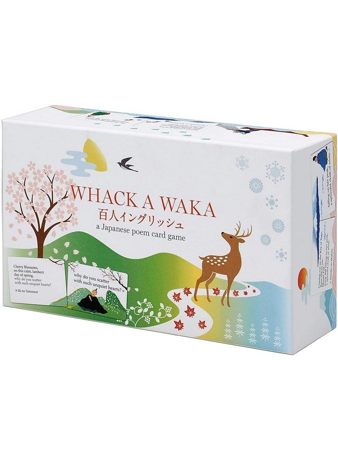 Kawada Whack A WAKA Hyakunin-Isshu - English Karuta (Japanese Reading Card Game Karuta)