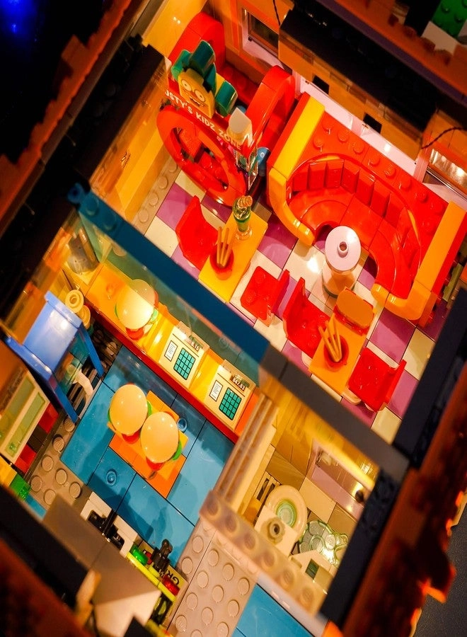 LED Lighting Compatible with Lego The Simpsons Krusty Burger 10352 - Upgraded RC Version
