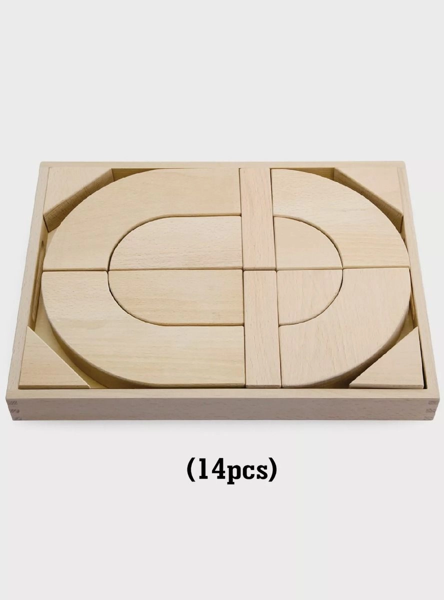 Beech Wood Block - 6 Trays Set#2