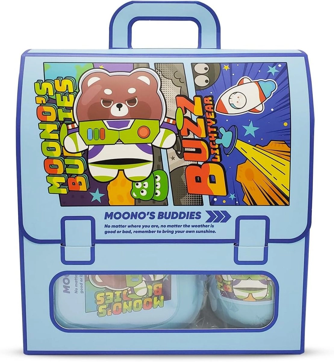 Lunch Box And Water Bottle Set of 2 - Rabbit 750ml 350ml