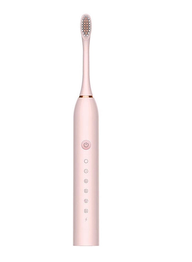 Cool Baby DIA-578 - 4-Piece Rechargeable Ultrasonic Electric Toothbrush Pink