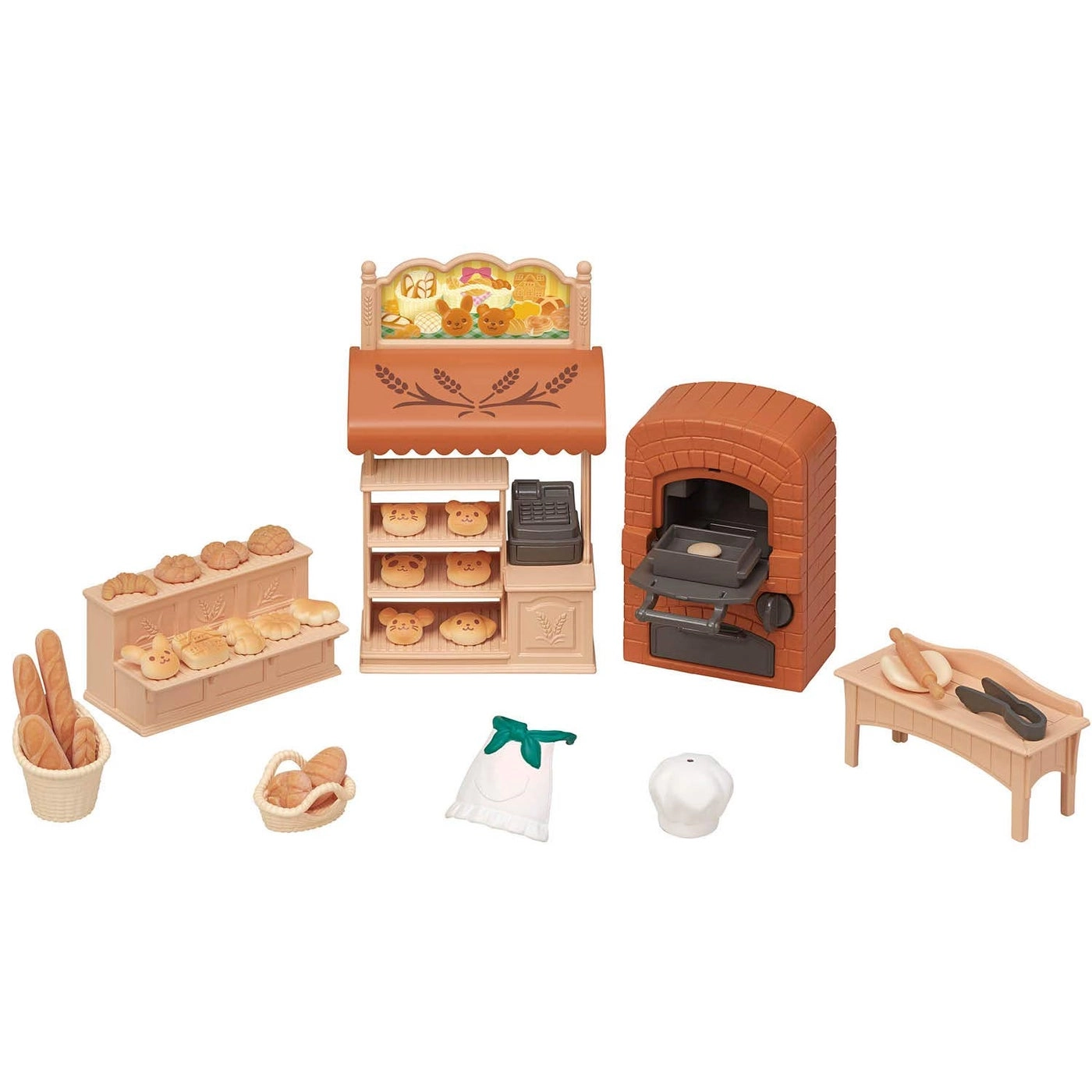 Calico Critters Bakery Shop Starter Set - 53 pcs