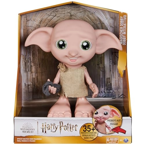 Dobby Elf Doll - 21.6 cm Over 30 Sounds and Phrases