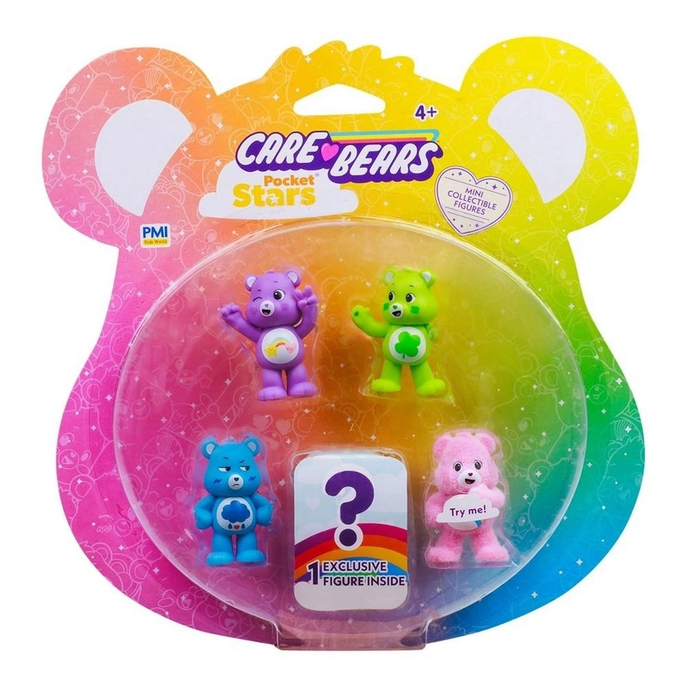 Care Bears Mini Collectible Figures - 4+ yr 5 pcs (5 cm) (PTE-CB2040)
