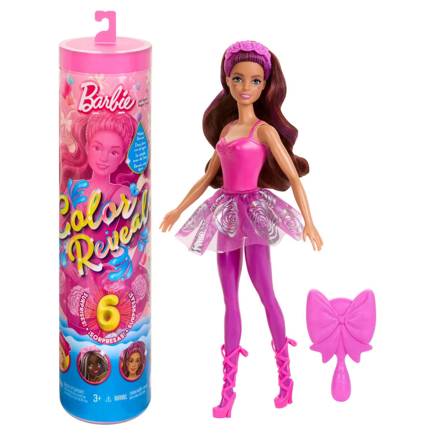 Colour Reveal Ballet Core Doll - Water Reveal