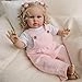 Ellie Reborn Baby Doll - 24 Inch 60 Cm Cloth Body Blonde Hair