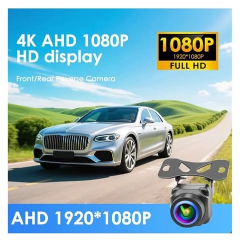 Intelligent Dynamic Trajectory Car Rear View Camera - Night Vision Wire 4K AHD 1080P