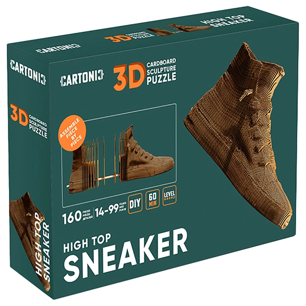 High Top Sneaker 3D Puzzle (CARTHTSNK) - 160 pcs