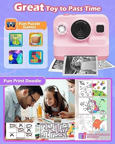 Instant Print Camera - 2.4" 1080P