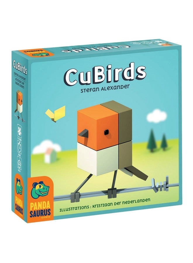 Pandasaurus Games CuBirds - Card Game Flock-Building Strategy