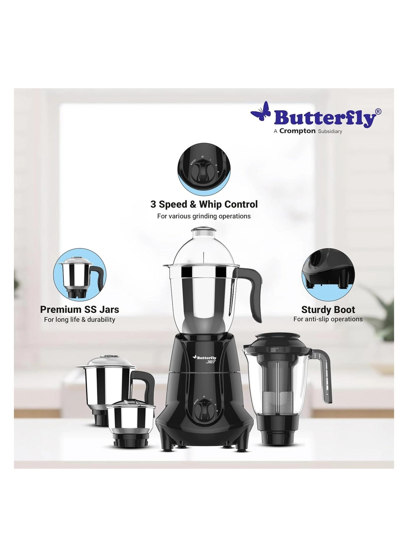 Jet - 0.4,0.75,1,1.5 Ltr 750W