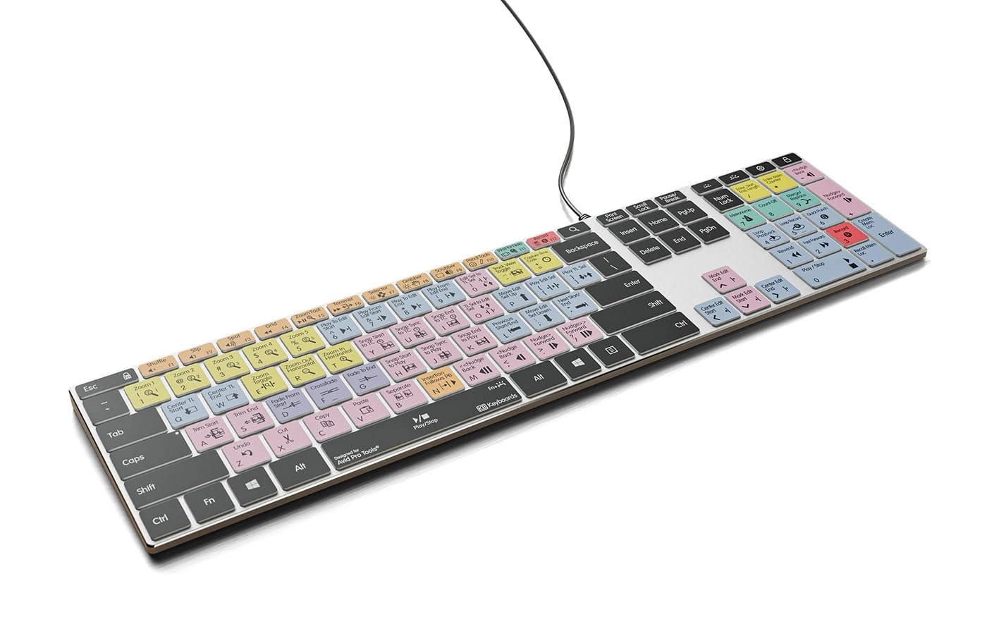 Pro Tools Backlit Pro Aluminum Keyboard - US Wired