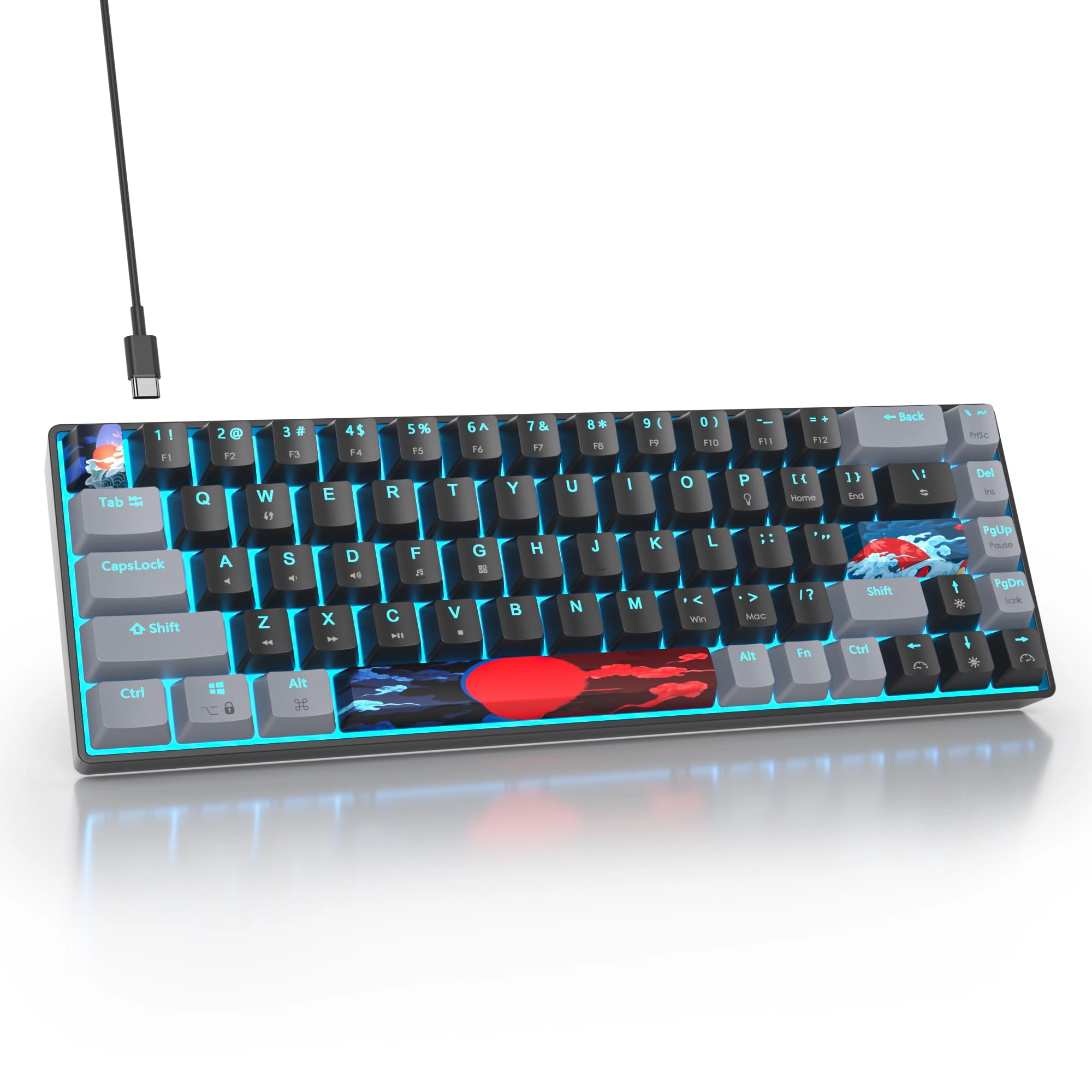 65% Mechanical Gaming Keyboard - Wired