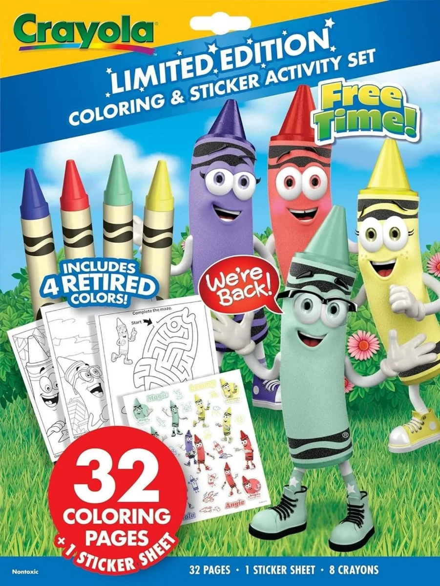 Retired Colors Wild Journeys Coloring & Activity Set - 8 piece(s)