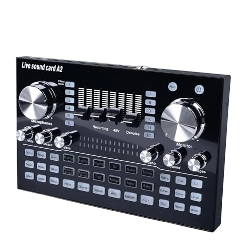 Live Sound Card - Dual Channel 48V