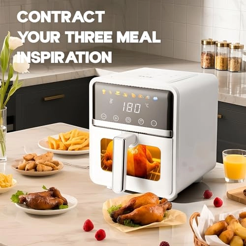 Air Fryer Glass + Frying Pan