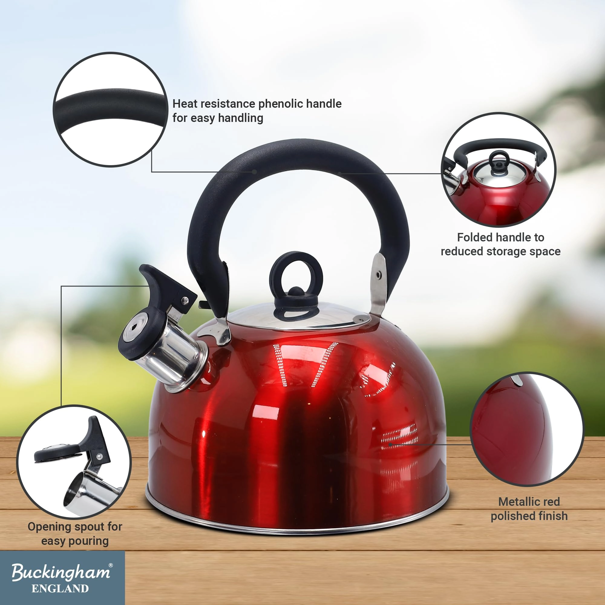 Whistling Kettle - 2.5 Litres