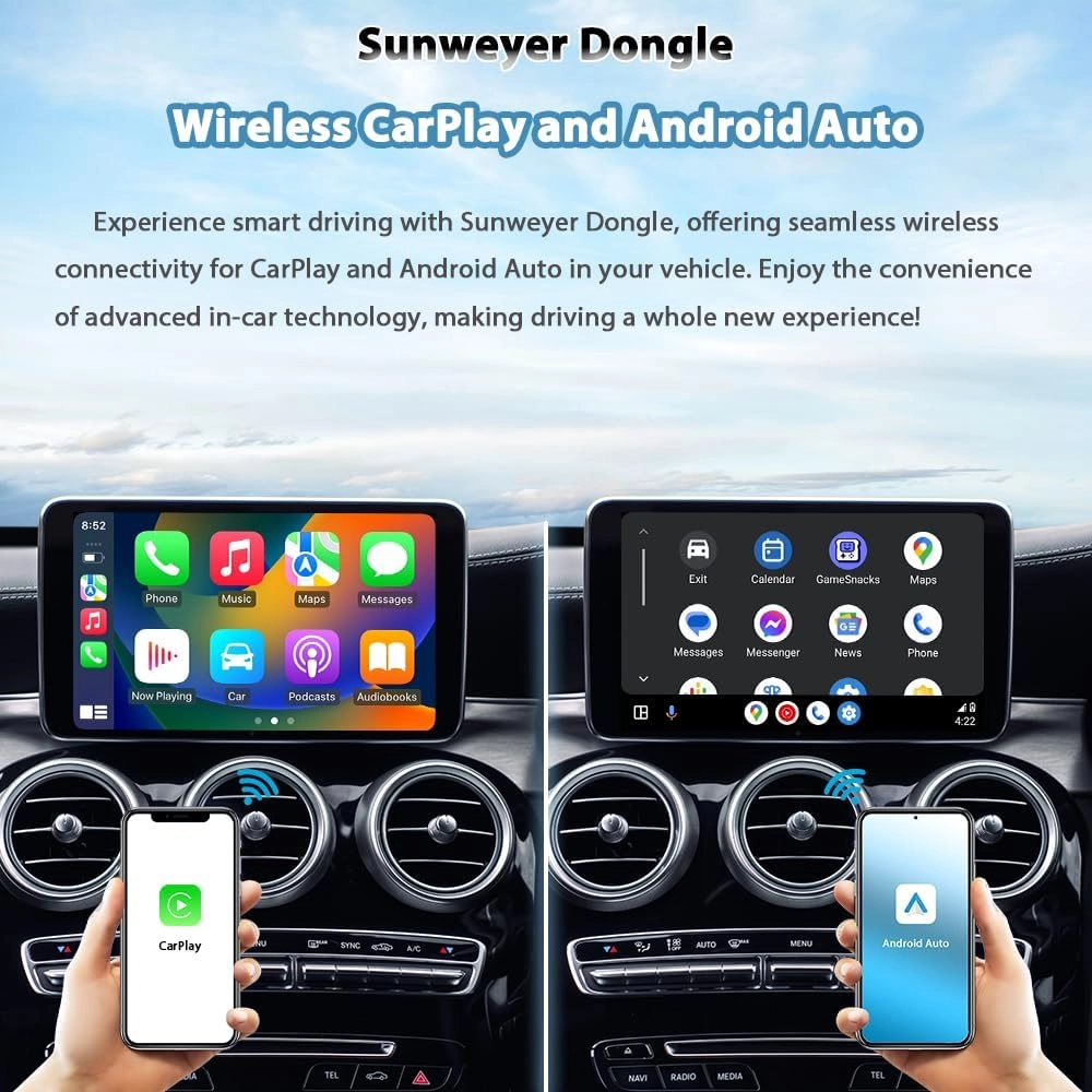 Wireless CarPlay & Android Auto Adapter