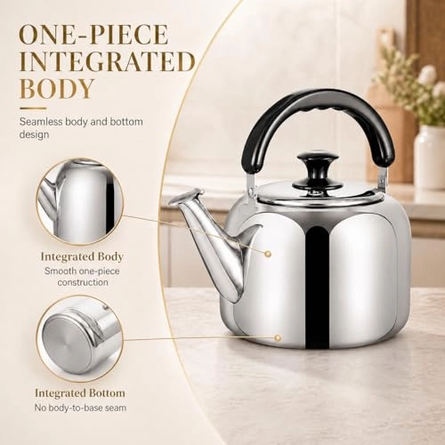 Whistling Stovetop Tea Kettle - 4.2 Quarts