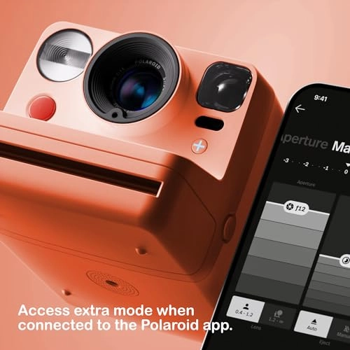 Now Generation 3 - Dual-Lens Autofocus USB-C Rechargeable + Color I-Type Instant Film - 8 Exposures + Hard Protective Case + USB-C Charging Cable + Wrist Strap + Microfiber Cleaning Cloth